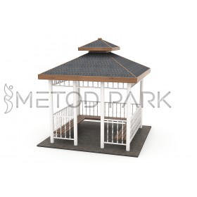 56 K Metal Square Gazebo